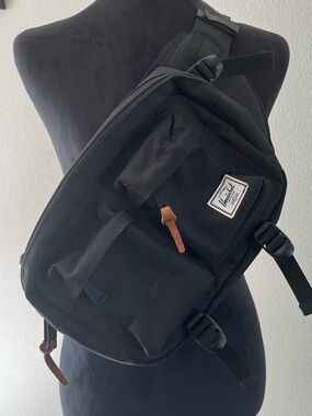 Herschel Waist Bag Black Belt Bag Crossbody Fanny Pack Travel Pouch